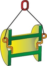 Захват для горизонтального подъёма барабанов 5НК1