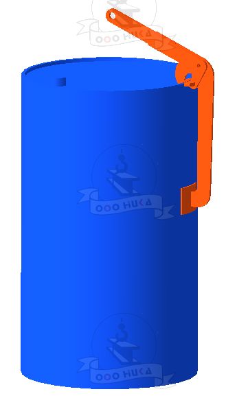 Захват для вертикального подъёма бочек 4НК1