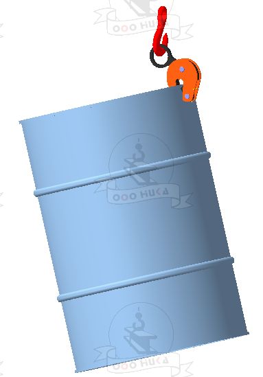 Захват для вертикального подъёма бочек 4НК4