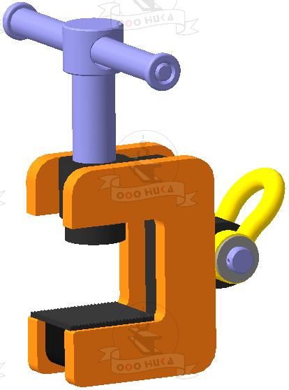 Захват-струбцина со скобой 1НК11