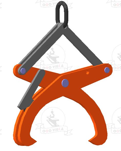 Захват для круглых балок, труб и брёвен 2НК3