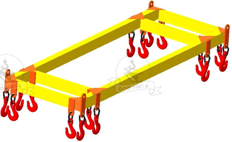 Траверса-спредер на подвесках Траверса-спредер на подвесках