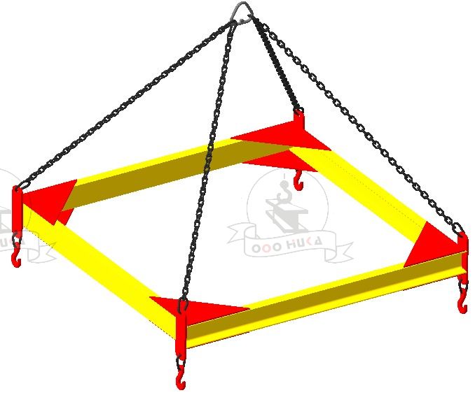 Траверса-спредер на цепной подвеске Траверса-спредер на цепной подвеске