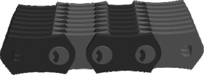 Цепи приводные зубчатые с двусторонним зацеплением